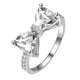 thumbnail image 1 of Anillo hermoso del arco 1PC anillo lindo， anillos lindos del arco iris del arco iris, 1 of 4
