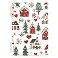 thumbnail image 7 of FORMRS 1-Subject Spiral Notebook 8" x 5" College Ruled 60 Refillable Sheet A5 Hard Cover, 2 Pack, Red Nordic Christmas, 7 of 7