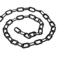 thumbnail image 1 of Unique Bargains 0.2' Diameter 49Ft Length Plastic Chain Barrier Safety Link Chain Stanchion for Crowd Control, Black, 1 of 5