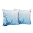 thumbnail image 6 of Ambesonne Anchor Throw Pillow Cover 2 Pack, Nautical Deep Sea Bottom, 20", Pale Blue, 6 of 6