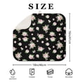 thumbnail image 4 of Pioneer Flower Floral Print Pattern Kitchen Dish Drying Mat 1 Pack, Ultra Absorbent Microfiber Drainer Mat, 16"x18", 4 of 6