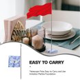 thumbnail image 3 of HONMEET Practical Desktop Flagpole Stand with Stable Metal Base for Home and Office Display, 3 of 7