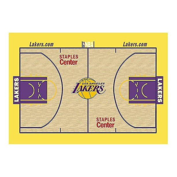 2023-nba Team Floor Mat Basketball Court Carpet Living Room Sofa