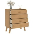 thumbnail image 3 of vidaXL Drawer Cabinet OLDEN Brown Solid Wood Pine, 3 of 5