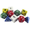 thumbnail image 5 of Set de Dados Poliedros 10 piezas School Specialty Colores Surtidos, 5 of 5