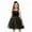 Black, variant on FAIWAD Toddler Girls Dress Summer 2 Piece Outfits Sleeveless Tulle Dress with Headband Formal Birthday Party Princess Dress
