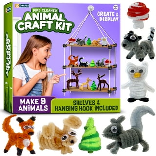 Arts and Crafts Kit for Kids - Create 9 Animal Crafts for Toddlers, Great  Creative Christmas Gift for kids Boys & Girls Ages 2,3,4,5,6,7,8