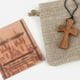 thumbnail image 5 of Collar tallado a mano Collar de cruz de madera Collar ajustable Colgante de cruz de madera, 5 of 7