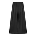 thumbnail image 4 of TiaoBug Womens Liturgical Modern Dance Performance Outfits One Shoulder Sleeveless Dress and Pants Set Black L, 4 of 7