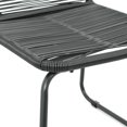 thumbnail image 3 of vidaXL Outdoor Chairs 2 pcs Poly Rattan Black, 3 of 4
