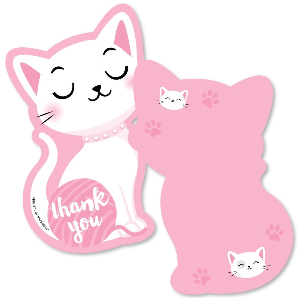Purr-Fect Kitty Beverage Napkins Pet Kitten Party 16p Tea Time Birthday Party