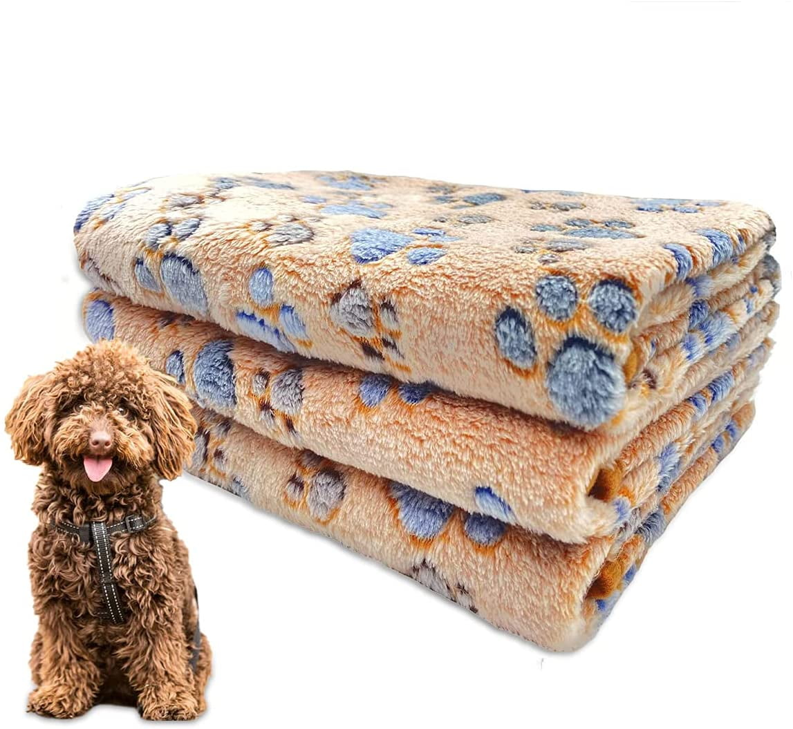 Autolock 1 Pack 3 Dog Puppy Blanket Small Couch Soft Fleece Pet Cat