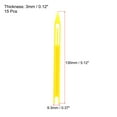 thumbnail image 2 of Netting Needle Shuttles 2#, 15 Pack Plastic Fishing Net Repair Tool, Yellow, 2 of 5