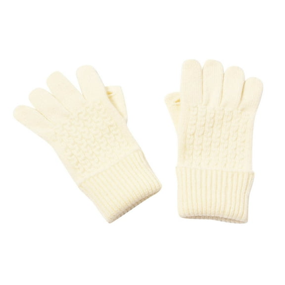 Women's Gloves Mittens Winter Unisex Knitted Wool Warm Gloves Solid Color Fingerless Mitts Cold Gloves,Women's Accessories Gloves Mittens
