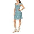 thumbnail image 3 of WallFlower Women's Juliet Printed Mesh Mini Dress, 3 of 3