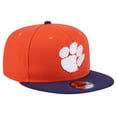 thumbnail image 3 of Men's New Era Orange Clemson Tigers Two-Tone 9FIFTY Snapback Hat, 3 of 6