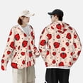 thumbnail image 4 of Balery Red Ladybug Sudadera ligera de manga larga con capucha y protección solar UPF 50+ para hombre y mujer, ideal para pesca y running-Small, 4 of 7