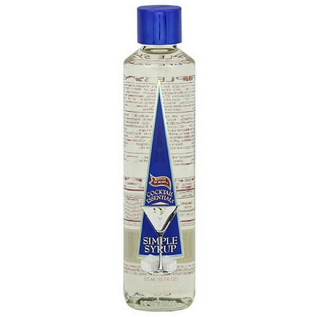 (6 Bottles) Master of Mixes Simple Syrup , 375 mL