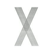 KFFKFF Scaffold Cross Bracing 6ft x 4ft, Set of 8 Durable Carbon Steel Scaffold Cross Reinforcements, X-Form Scaffold Safety Component (Only Cross Braces Sold)