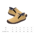 thumbnail image 2 of Botas Hombre Algodón Zapatos Felpa Cálido Senderismo Ligero Impermeable ( 37) Amarillo, 2 of 7