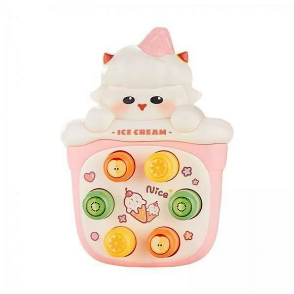 Xuanheng 2xCartoon Sensory Toy Lovely Developmental for Children Age 3 4 5 6 Years Gift Pinks Ice Cream