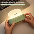 thumbnail image 3 of veilleuse Mignonne Pour Enfants Avec Pain Cuit Au Four (pain Vert), Lampe De Bureau Dcorative Pour Pain Cuit Au Four, Dcoration De Veilleuse Amusa, 3 of 5