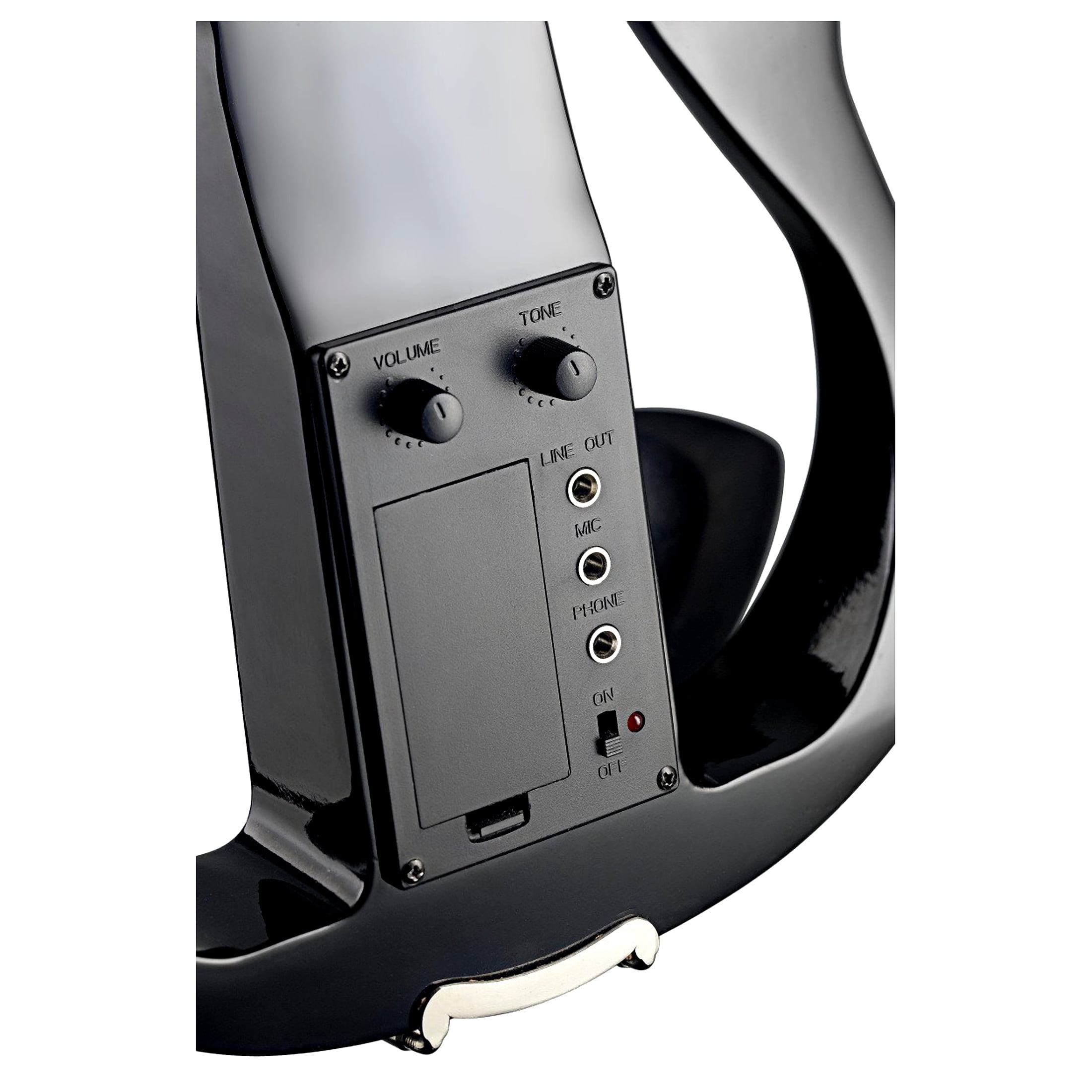 Stagg 4/4 Electric Violin with Soft Case & Headphones - Black - EVN X-4/4 BK