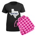 thumbnail image 5 of CafePress - Houston, Texas On My Mind Women's Dark Pajamas - Women's Short Sleeve Print T-Shirt and Pants Dark Cotton Pajama Set, 5 of 7