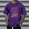 thumbnail image 1 of Tops para hombre, blusas y camisas de cuello redondo y manga corta para hombre, tops casuales de cuello redondo y manga corta con estampados especiales para hombre., 1 of 5