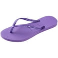 thumbnail image 6 of Havaianas Kids Slim Flip Flops - Kids' Summer Sandals for Boys & Girls - Dark Purple, 3Y big kid, 6 of 6