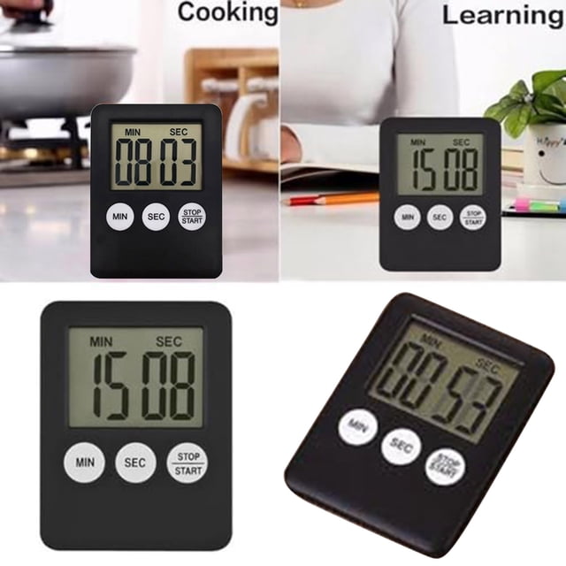 Digital Kitchen Timer With Large Led Display Count Up Countdown Countup Timer For Cooking Digital Timer For Cooking Timer 30 Minutes Kitchen Oven Probe Cooking Stones for Temp Probe for Wireless