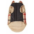 thumbnail image 5 of Pet Life 47WHMD Allegiance Classical Plaided Insulated Dog Coat Jacket, White & Red Plaid - Medium, 5 of 8