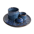thumbnail image 1 of Quemador de incienso, portavelas, decoración del hogar, chimenea, oficina, regalo, incienso de salvia Azul oscuro, 1 of 9