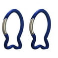 thumbnail image 2 of Cheers.US 2Pcs Keychain Clips Mini Carabiner Small Aluminum Durable Quick Release Auto Locking Fish-shape Spring Loaded Wire Gate Clip for Home Rv Camping Fishing Hiking Traveling and Sports, 2 of 6