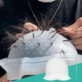 thumbnail image 3 of Highlight Cap Silicone with Holes for Precise Color Application, Reusable Professional Hair Dye Cap White, 3 of 4