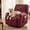Burgundy, variant on Eurhowing Recliner Chair Cover 4-Piece, PU Leather Waterproof Stretch Recliner Slipcover, Non-Slip Furniture Protector for Pets Kids, Taupe