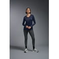thumbnail image 2 of Expert Brand USA-Made Women's DriMax™ V Neck Athletic Long Sleeve, Navy, L, 2 of 6