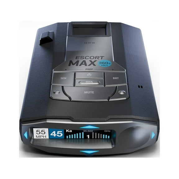 Escort MAX 360c MKII Radar Detector - Dual-Band Wi-Fi, Bluetooth, Exceptional Range, Apple CarPlay® Android Auto®