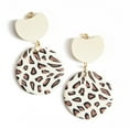 thumbnail image 5 of Cousin DIY Cheetah Print Jewelry Dangle Accents, Polymer Clay/Metal, 2 Piece Set, Unisex, Adults, 5 of 6