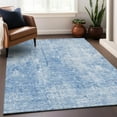 thumbnail image 6 of Addison Rugs Mayfield Washable Transitional Abstract Blue Rectangle Rug, 8' x 10', 6 of 6