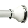 Canopy Classic Tension-Mount Shower Rod, Chrome and White