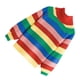 thumbnail image 4 of Suéter Cuello alto Suéter de mujer con rayas arcoíris Manga larga Invierno Cálido Top Monstrate AP000824-00, 4 of 7