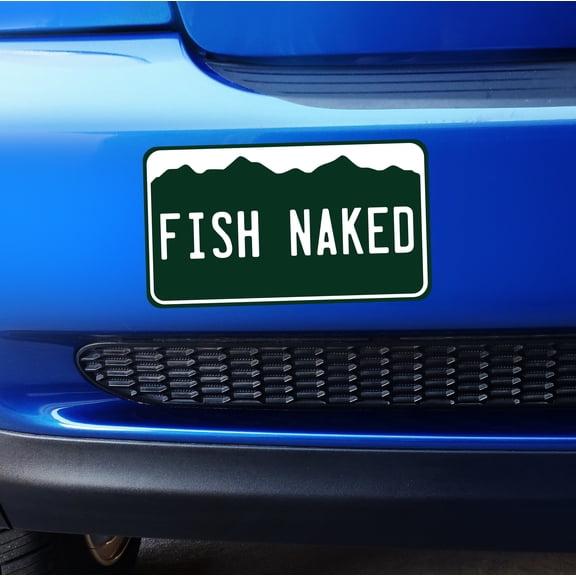 Small - Colorado Fish Naked Bumper Sticker