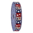 thumbnail image 2 of CHENjy Red White Blue Ribbon, Star Stripes Patriotic Linen Ribbon For Wreath Bows Wrapping, Memorial Day American Flag DIY Crafts，1PC, 2 of 7
