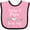 Pink and Black, variant on Inktastic Nana and Papa Love Me Heart Grandchild Boys or Girls Baby Bib