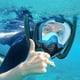 thumbnail image 4 of Cubierta de la Cara de Buceo, un Prueba de Niebla Evita Fugas de Snorkel Cubierta de la Cara completa Ajustable para Buceo, 4 of 7