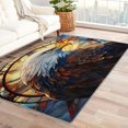thumbnail image 2 of Bald Eagle Rug 4x5 Area Rugs for Bedroom Living Room, Eagle Area Rug, Wildlife Carpet Machine Washable Non-Slip Rug, Soft Low Pile Area Rug, Indoor Decorative Rugs d&ip156, 2 of 6