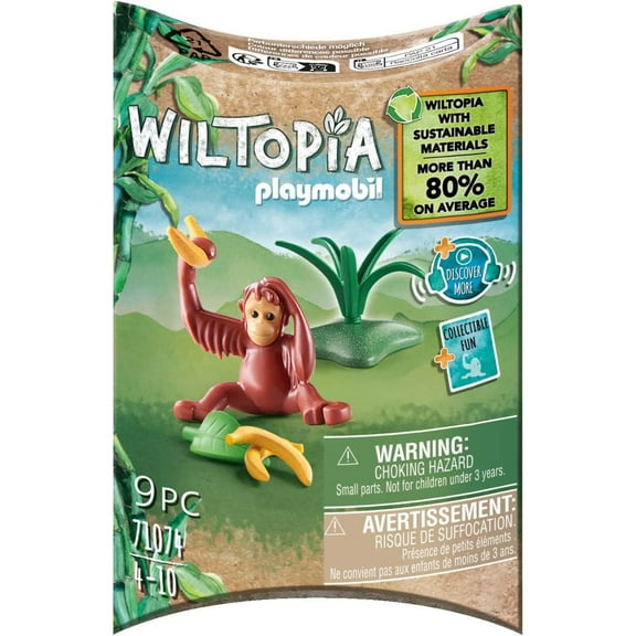 Playmobil Wiltopia Young Orangutan Building Set 71074