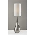 thumbnail image 1 of Lampe de Table en Métal Brossé de 9 Po X 9 Po X 34,5 Po, 1 of 1