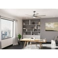 thumbnail image 6 of Hunter - Gravity Indoor Ceiling Fan With Light, Remote, 60-inch, Matte Silver, Casual-style, 6-speed, Energy Star, WiFi Smarthome, 51883, for Living Rooms, Bedrooms, 6 of 18